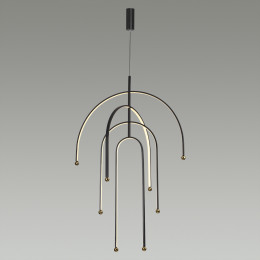 Светильник подвесной 6633/95L Odeon Light Черный