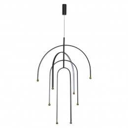 Светильник подвесной 6633/95L Odeon Light Черный