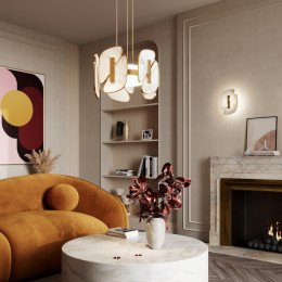 Светильник подвесной 6638/45L Odeon Light Exclusive Античная бронза, латунь