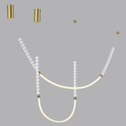 Светильник потолочный 6639/24CL Odeon Light Античная бронза, латунь