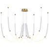 Люстра 6639/70L Odeon Light Античная бронза, латунь