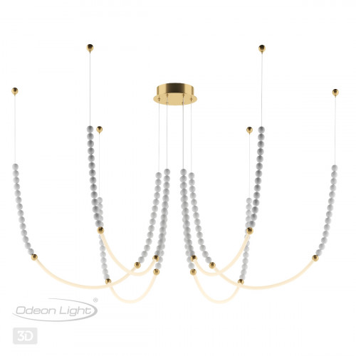 Люстра 6639/70L Odeon Light Античная бронза, латунь