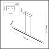 Светильник подвесной 6643/45L Odeon Light Черный