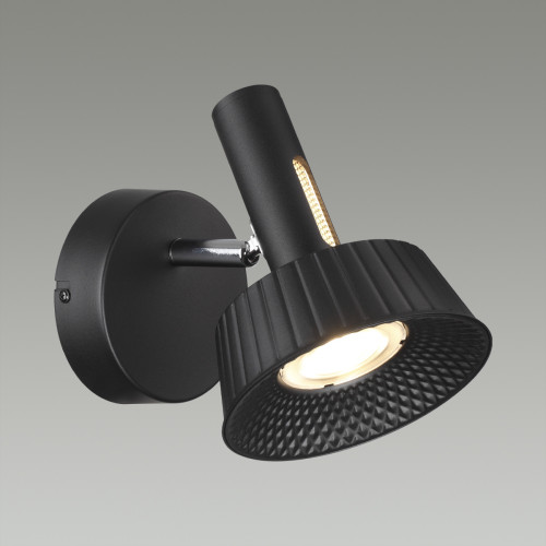 Светильник настенный 6643/7WL Odeon Light Черный