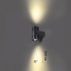 Светильник уличный 6648/12WL3 Odeon Light Черный