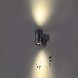 Светильник уличный 6648/12WL3 Odeon Light Черный