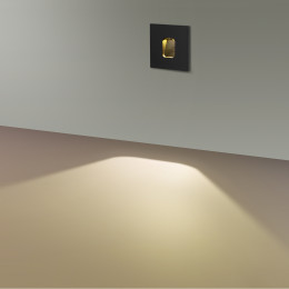 Светильник настенный 6650/1WL3 Odeon Light Черный
