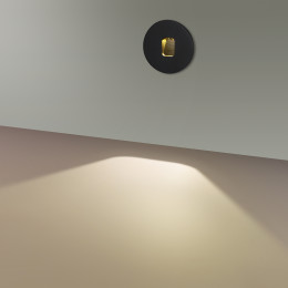 Светильник настенный 6651/1WL3 Odeon Light Черный