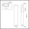 Светильник уличный 6658/14GL3 Odeon Light Черный