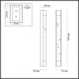 Светильник настенный 6681/12WL Odeon Light Античная бронза, латунь