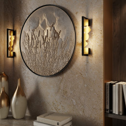 Светильник настенный 6691/7WL Odeon Light Exclusive Черный