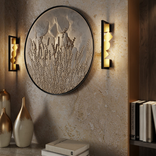 Светильник настенный 6691/7WL Odeon Light Exclusive Черный