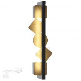 Светильник настенный 6691/7WL Odeon Light Exclusive Черный