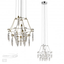 Светильник подвесной 6699/35L Odeon Light Exclusive Хром