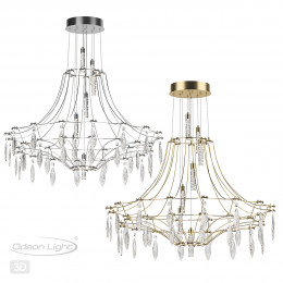 Светильник потолочный 7000/51CL Odeon Light Exclusive Золотой