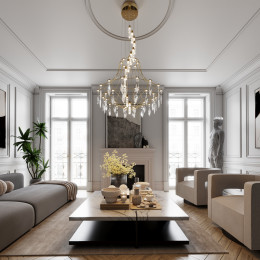 Люстра 7000/51L Odeon Light Exclusive Золотой