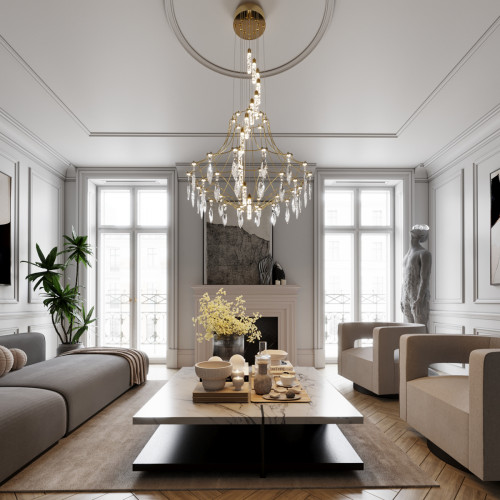 Люстра 7000/51L Odeon Light Exclusive Золотой