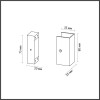 Фиксатор 7006/2F Odeon Light Черный