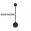 Светильник настенный 7008/5WL Odeon Light Черный