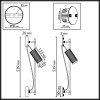 Светильник настенный 7013/1W Odeon Light Бронзовый