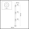 Светильник уличный 7021/9FL Odeon Light Черный