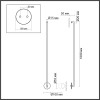 Светильник настенный 7022/14WL Odeon Light Черный