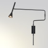 Светильник настенный 7031/1W Odeon Light Черный