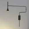 Светильник настенный 7031/1W Odeon Light Черный