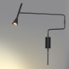 Светильник настенный 7031/1W Odeon Light Черный