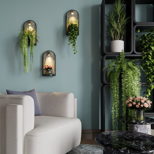 Светильник настенный 7176/3WL Odeon Light Exclusive Черный