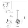 Светильник подвесной 4865/1 Odeon Light Exclusive Хром
