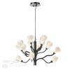 5090/15 MODERN ODL25 561 черный матовый/белый/фарфор Люстра G4 LED 15*5W GARDI